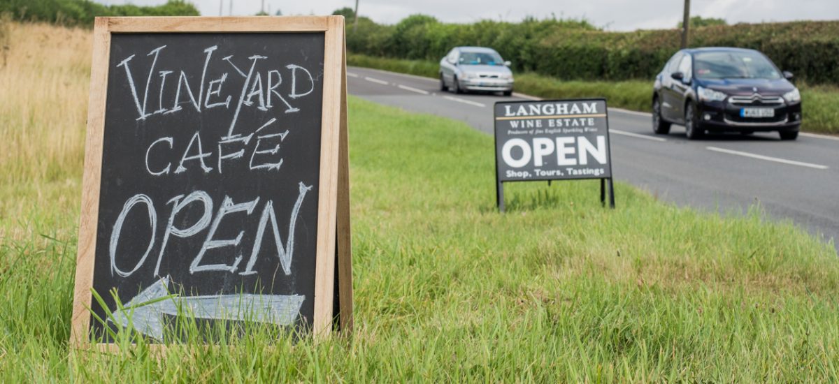 Review of the Langham Wine Estate Vineyard Cafe in rural Dorset