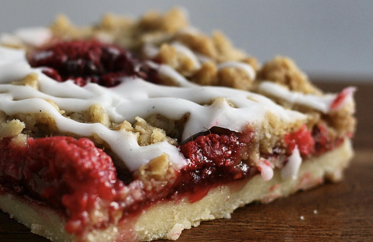 Baking Ratios and a Raspberry Crumble Bar Recipe